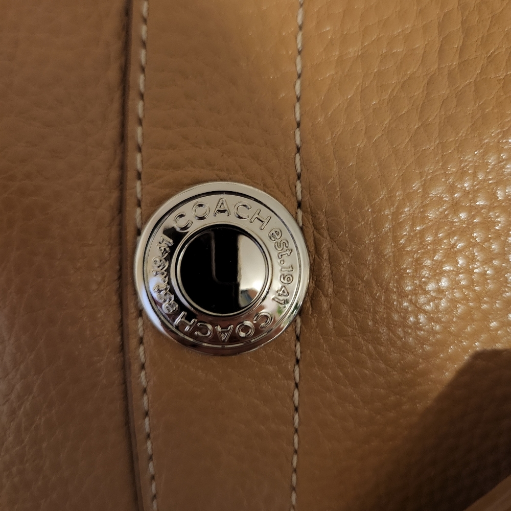 Coach Soft Leather Satchel Handbag - image 6